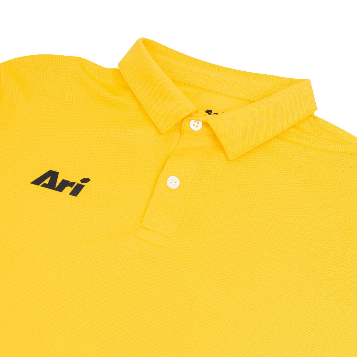 ARI KIDS ESSENTIAL BREATHABLE POLO - YELLOW/YELLOW/BLACK