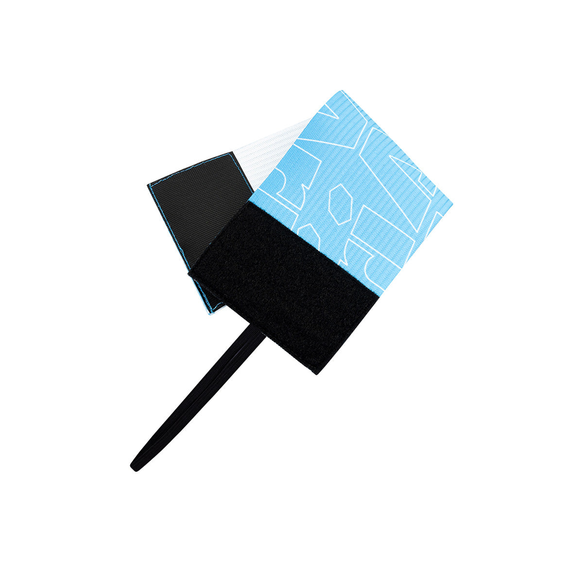 ARI KIDS ESSENTIAL CAPTAIN ARMBAND - LIGHT BLUE/BLACK/WHITE
