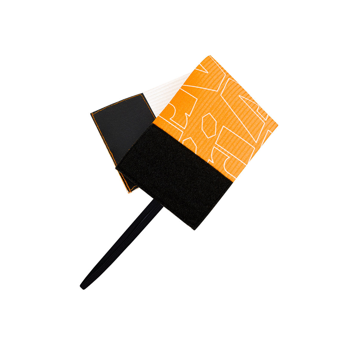 ARI KIDS ESSENTIAL CAPTAIN ARMBAND - LIGHT ORANGE/BLACK/WHITE
