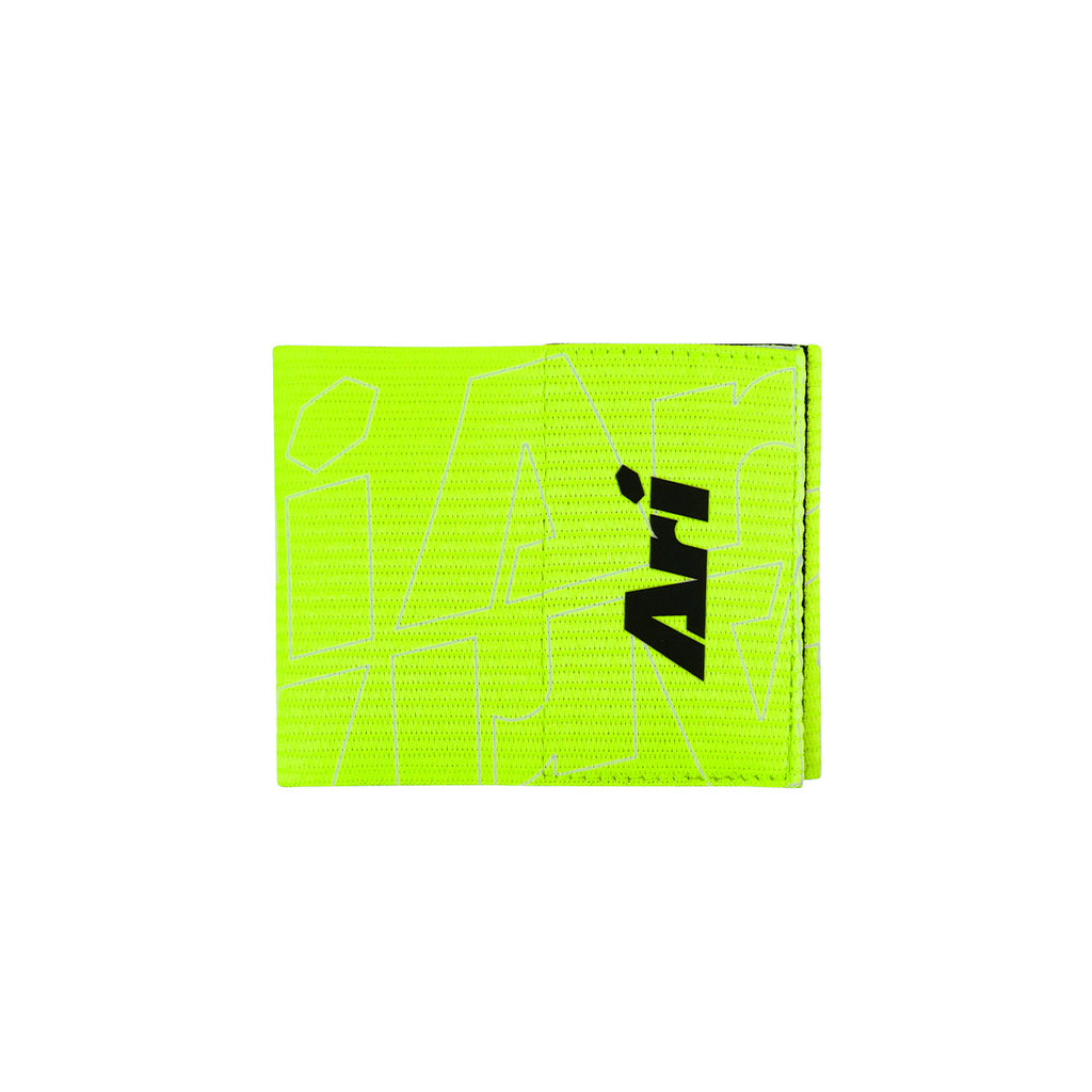 ARI KIDS ESSENTIAL CAPTAIN ARMBAND - LIGHT YELLOW/BLACK/WHITE