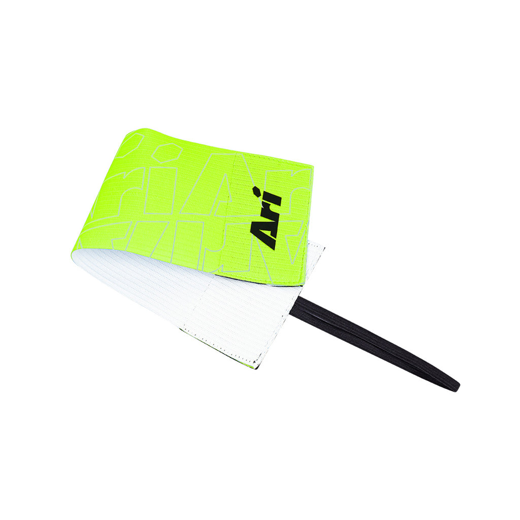 ARI KIDS ESSENTIAL CAPTAIN ARMBAND - LIGHT YELLOW/BLACK/WHITE