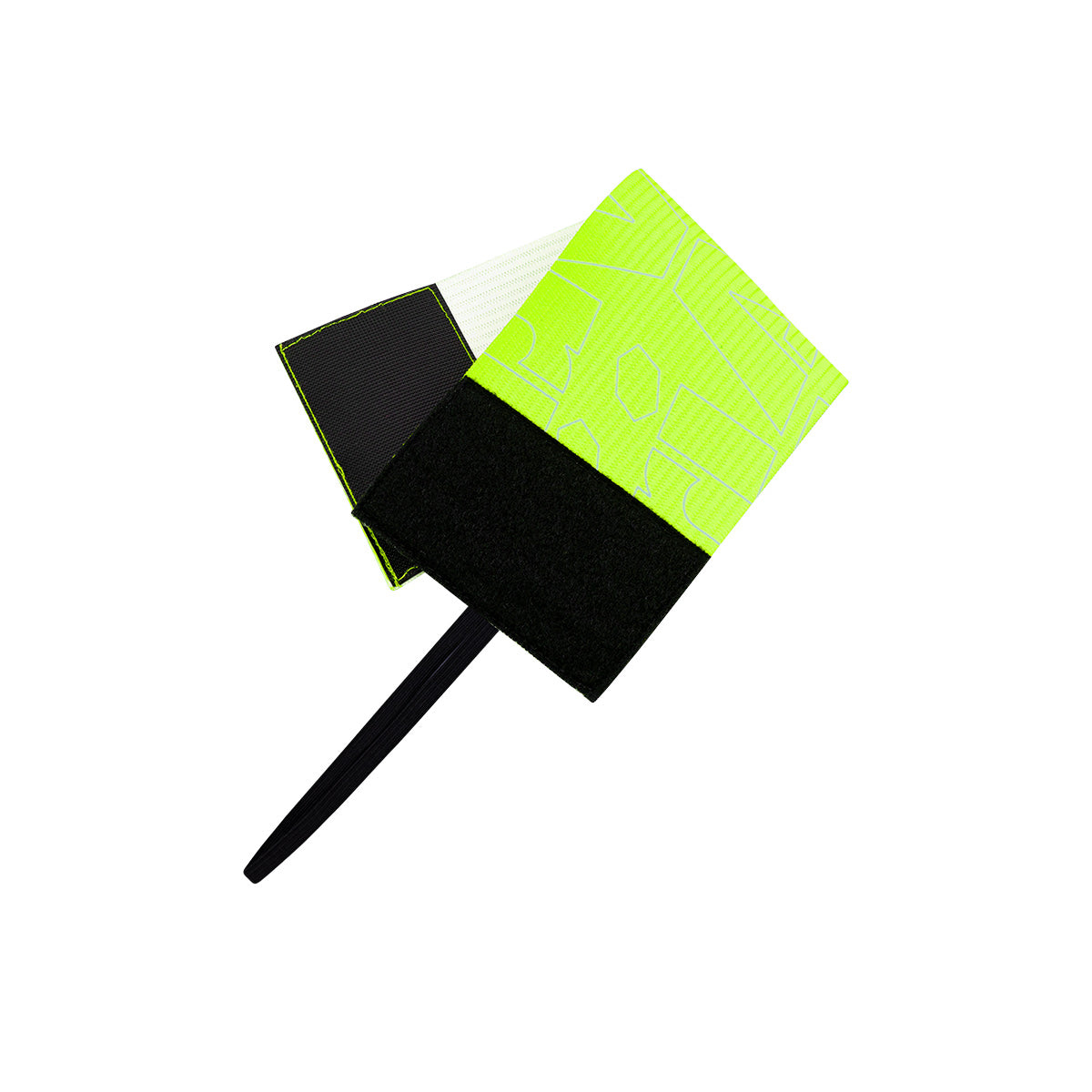 ARI KIDS ESSENTIAL CAPTAIN ARMBAND - LIGHT YELLOW/BLACK/WHITE