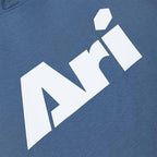 ARI KIDS ESSENTIAL HOODIE - LIGHT STEEL BLUE/WHITE/LIGHT STEEL BLUE