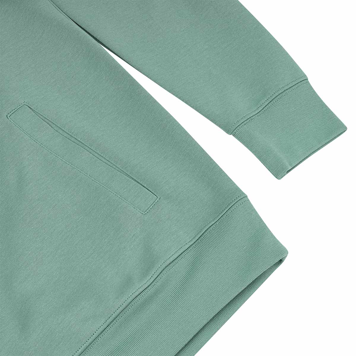 ARI KIDS ESSENTIAL HOODIE - SMOKE GREEN/WHITE/SMOKE GREEN