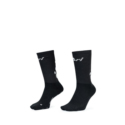 ARI KIDS HEX GRIP CREW SOCKS - BLACK/WHITE/BLACK