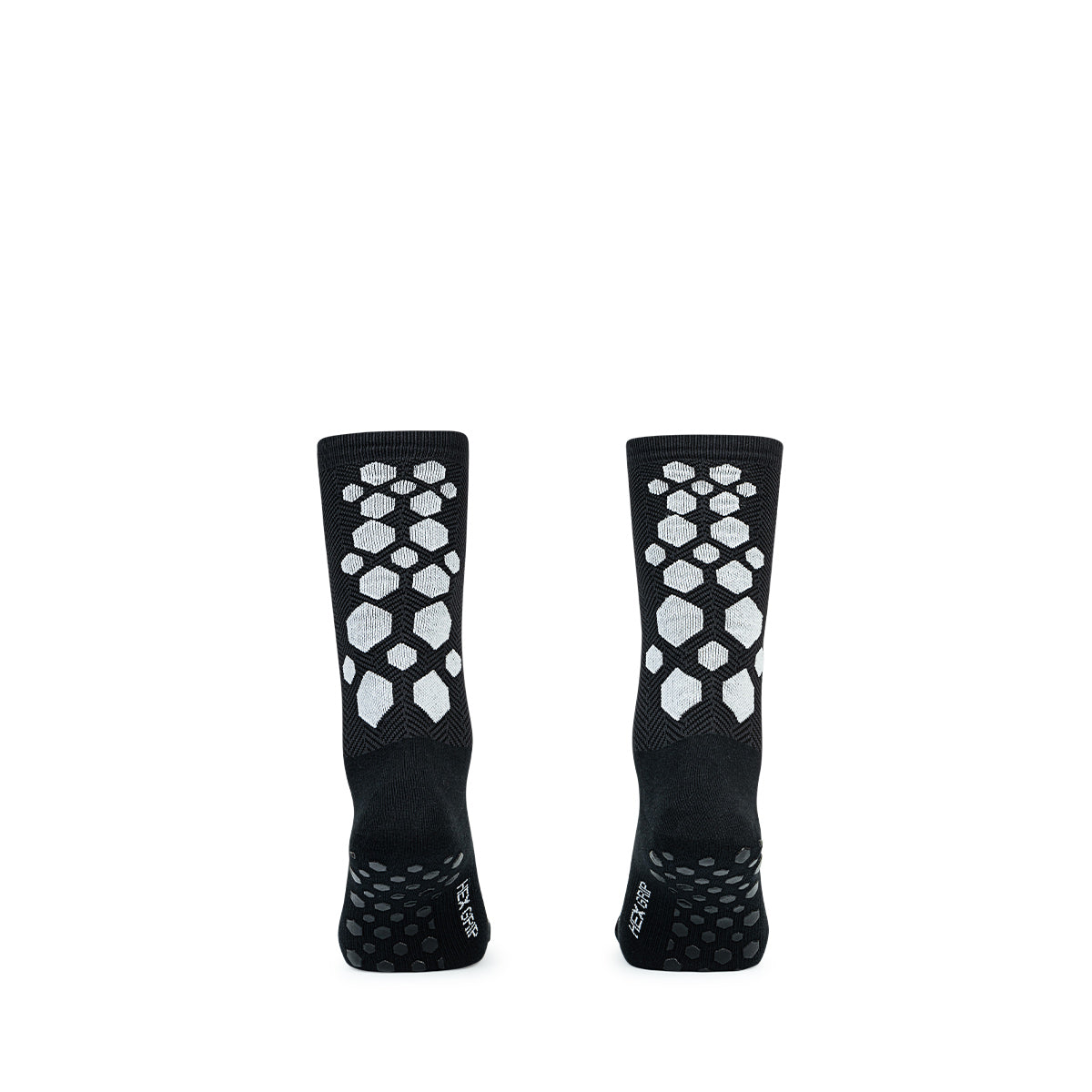 ARI KIDS HEX GRIP CREW SOCKS - BLACK/WHITE/BLACK