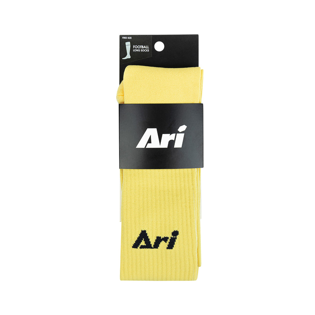 ARI LONG SOCKS - TURMERIC YELLOW/BLACK/YELLOW