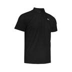 ARI MEN ADEPT GOLF POLO - BLACK/BLACK/SILVER