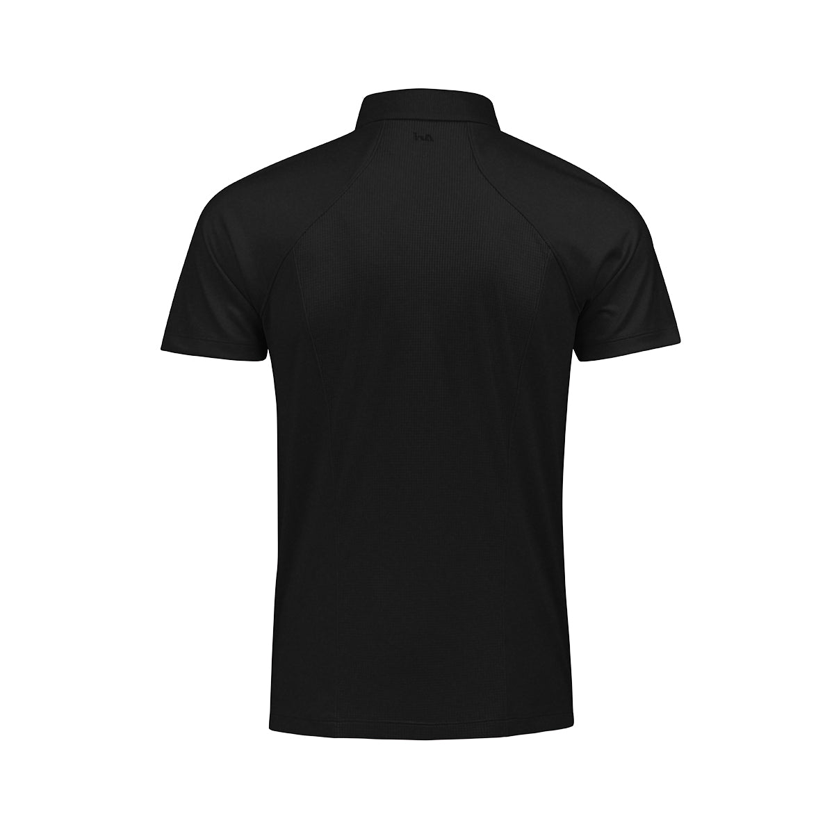 ARI MEN ADEPT GOLF POLO - BLACK/BLACK/SILVER