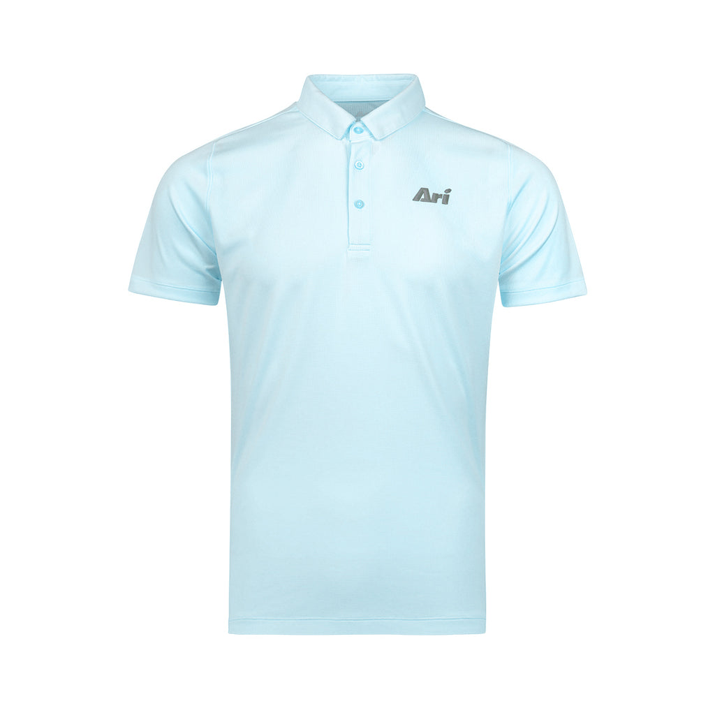 ARI MEN ADEPT GOLF POLO - BLUE/BLUE/SILVER