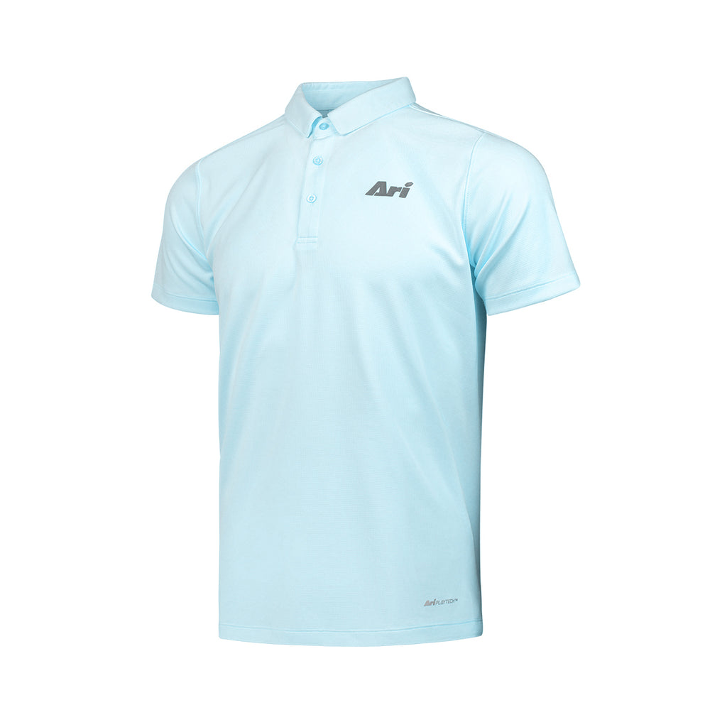 ARI MEN ADEPT GOLF POLO - BLUE/BLUE/SILVER