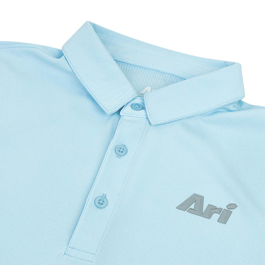 ARI MEN ADEPT GOLF POLO - BLUE/BLUE/SILVER