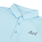 ARI MEN ADEPT GOLF POLO - BLUE/BLUE/SILVER