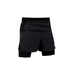 ARI MEN BREATHE 2IN1 V3 RUNNING SHORTS 3 INCHES - BLACK/BLACK/SILVER