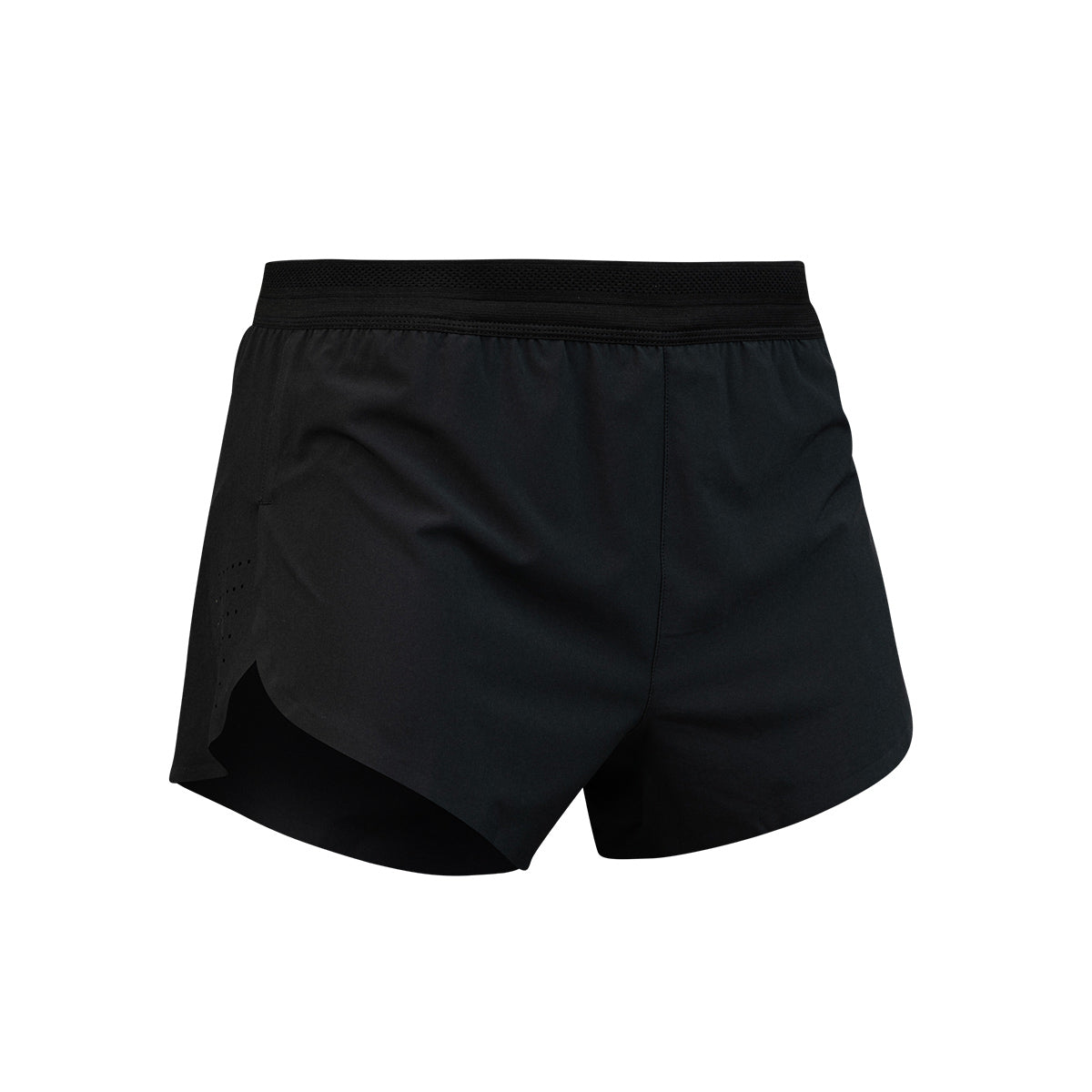 ARI MEN ELITE 3 INCHES RUNNING SHORT - BLACK/BLACK/SILVER