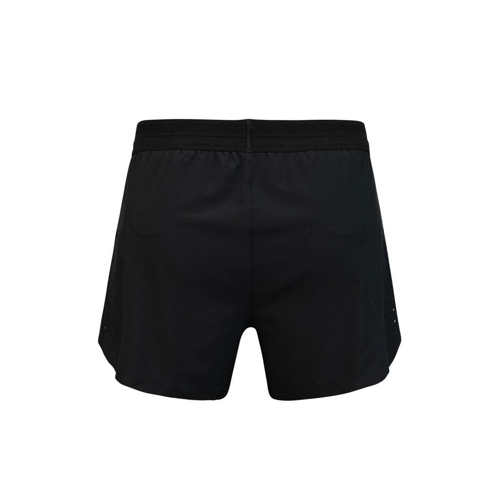 ARI MEN ELITE 3 INCHES RUNNING SHORT - BLACK/BLACK/SILVER