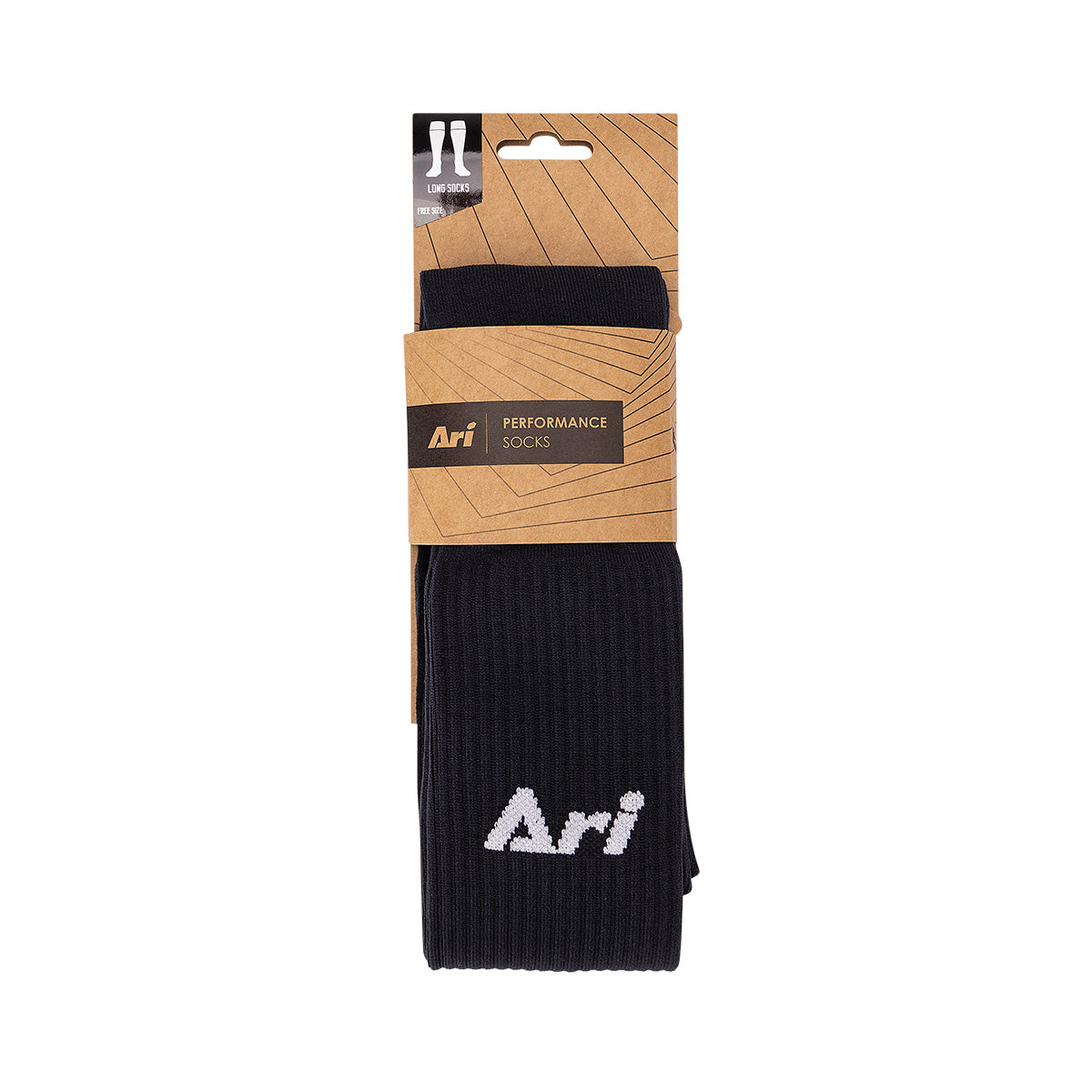 ARI LONG SOCKS - BLACK