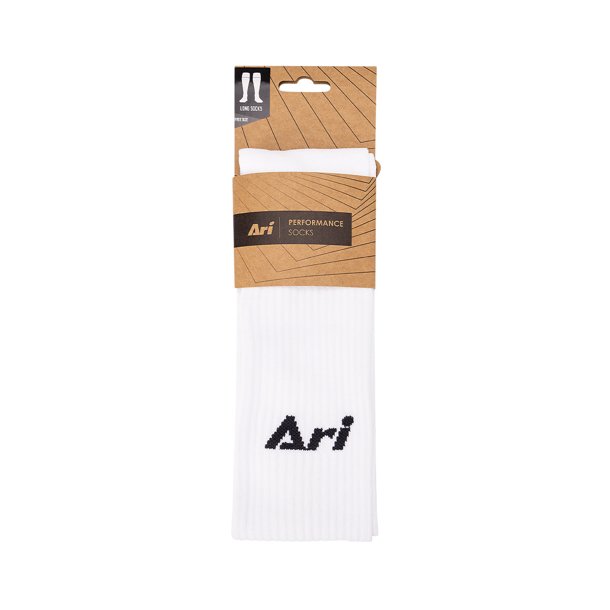 ARI LONG SOCKS - WHITE