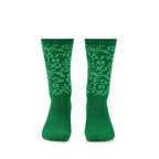 ARI PIXEL CREW SOCKS - GREEN/DARK GREEN/GREEN