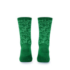 ARI PIXEL CREW SOCKS - GREEN/DARK GREEN/GREEN