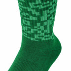 ARI PIXEL CREW SOCKS - GREEN/DARK GREEN/GREEN