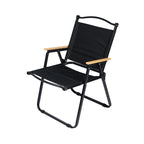 ARI SUPPORTER FOLDING CHAIR - BLACK/WHITE/LIGHT OAK