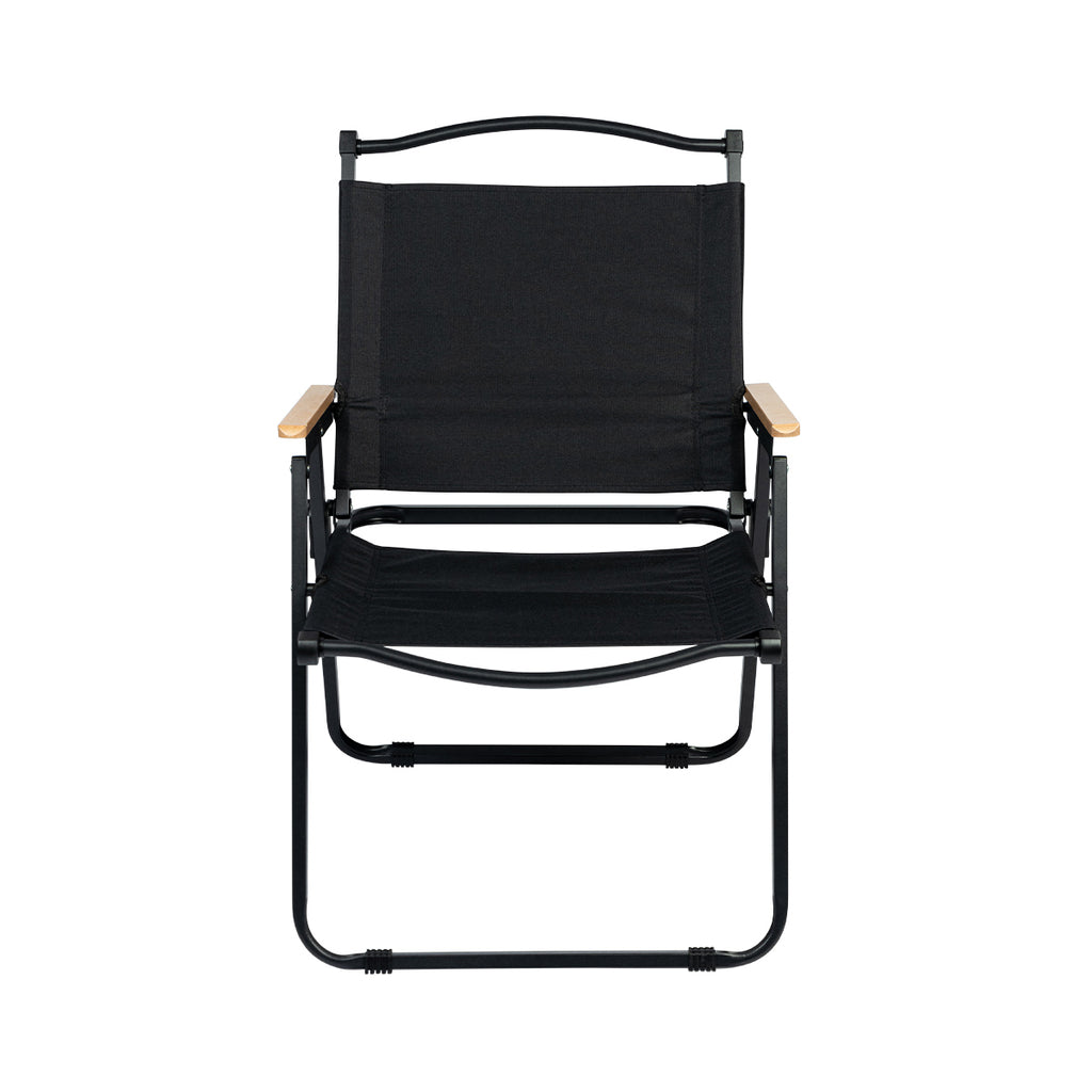 ARI SUPPORTER FOLDING CHAIR - BLACK/WHITE/LIGHT OAK