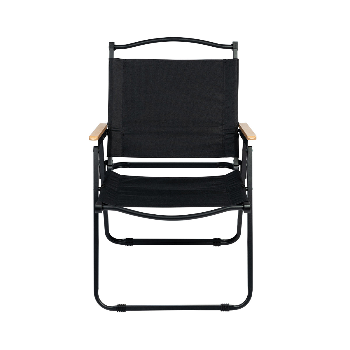 ARI SUPPORTER FOLDING CHAIR - BLACK/WHITE/LIGHT OAK