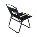ARI SUPPORTER FOLDING CHAIR - BLACK/WHITE/LIGHT OAK