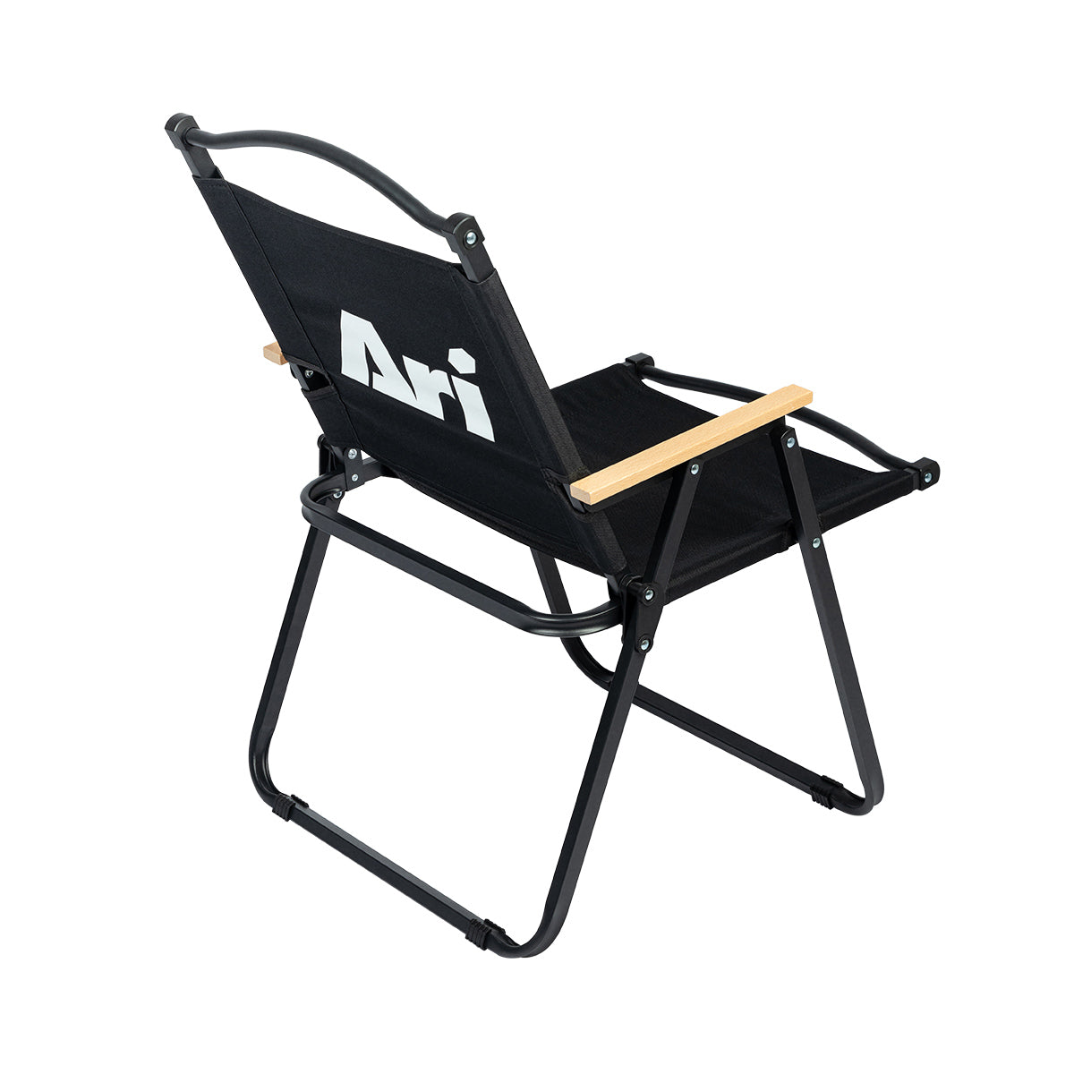 ARI SUPPORTER FOLDING CHAIR - BLACK/WHITE/LIGHT OAK