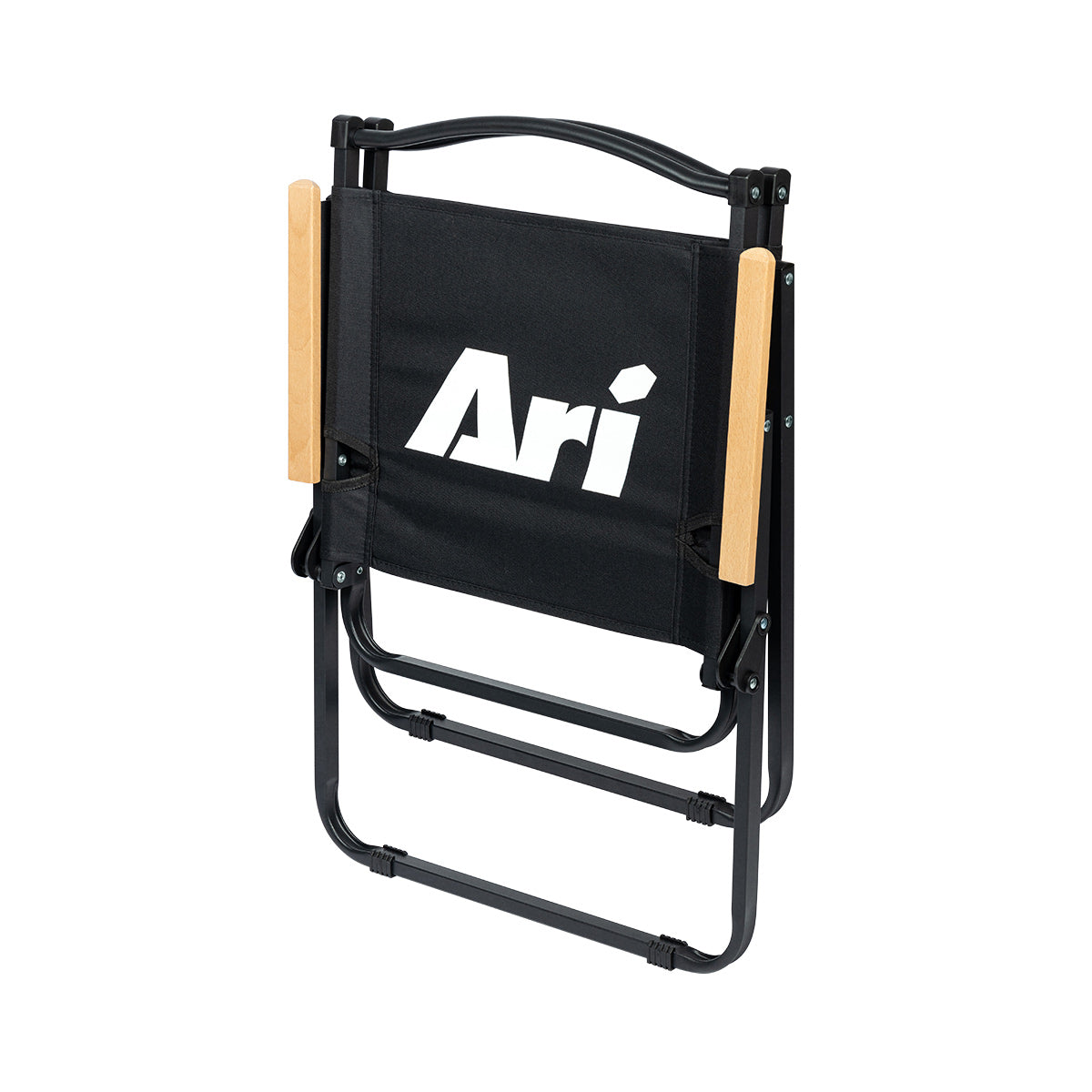 ARI SUPPORTER FOLDING CHAIR - BLACK/WHITE/LIGHT OAK