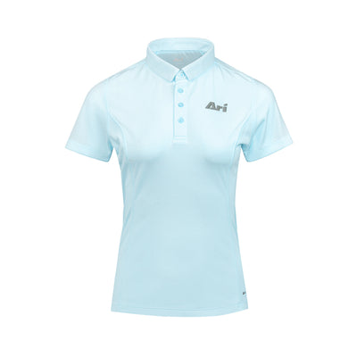 ARI WOMEN ADEPT GOLF POLO - BLUE/BLUE/SILVER