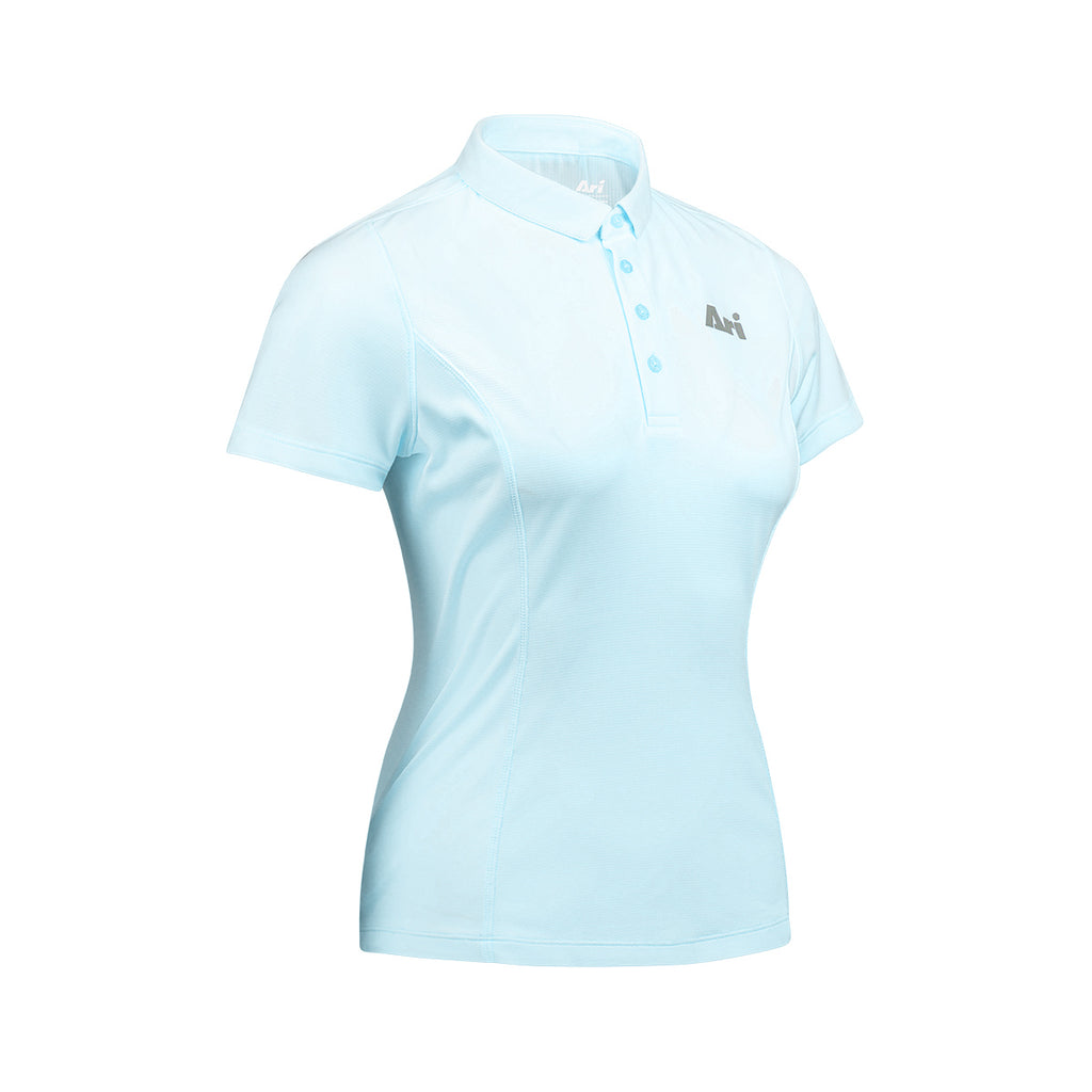 ARI WOMEN ADEPT GOLF POLO - BLUE/BLUE/SILVER