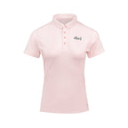 ARI WOMEN ADEPT GOLF POLO - PINK/PINK/SILVER