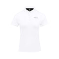 ARI WOMEN ADEPT GOLF POLO - WHITE/BLACK/SILVER
