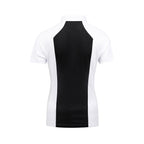 ARI WOMEN ADEPT GOLF POLO - WHITE/BLACK/SILVER