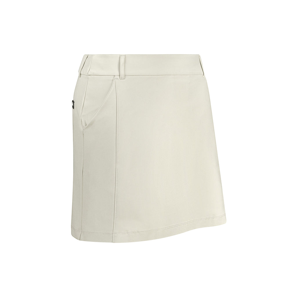 ARI WOMEN ADEPT GOLF SKORTS - BEIGE/BEIGE/WHITE