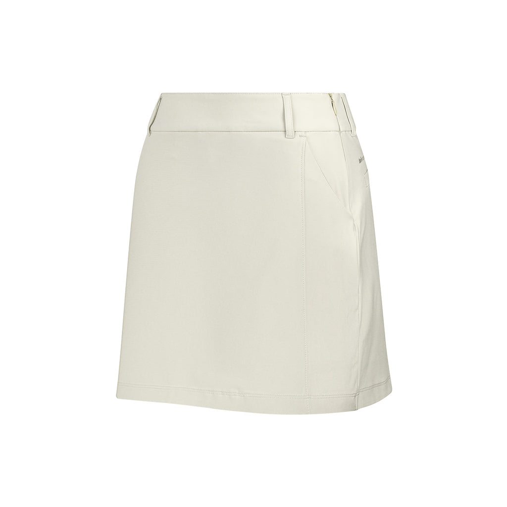 ARI WOMEN ADEPT GOLF SKORTS - BEIGE/BEIGE/WHITE