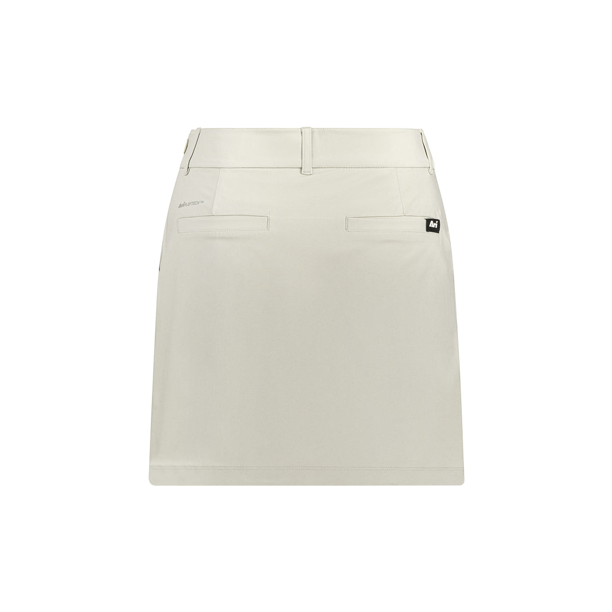 ARI WOMEN ADEPT GOLF SKORTS - BEIGE/BEIGE/WHITE