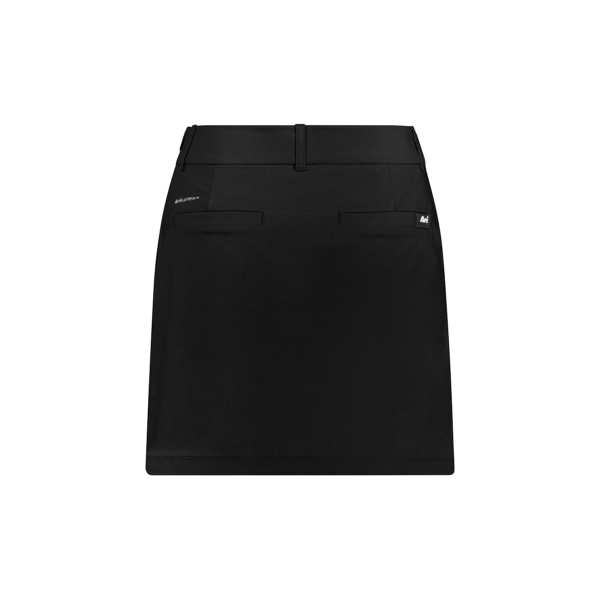 ARI WOMEN ADEPT GOLF SKORTS - BLACK/BLACK/WHITE