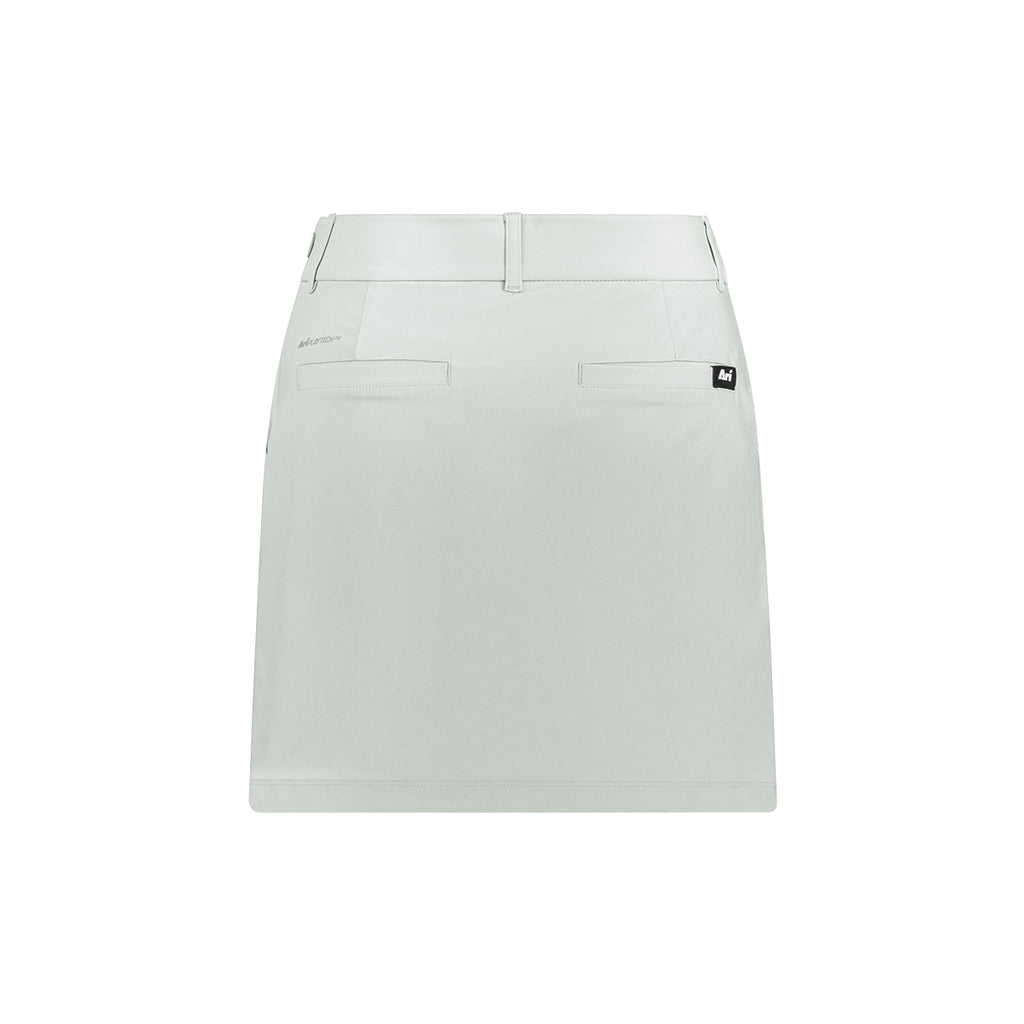 ARI WOMEN ADEPT GOLF SKORTS - GREY/GREY/WHITE