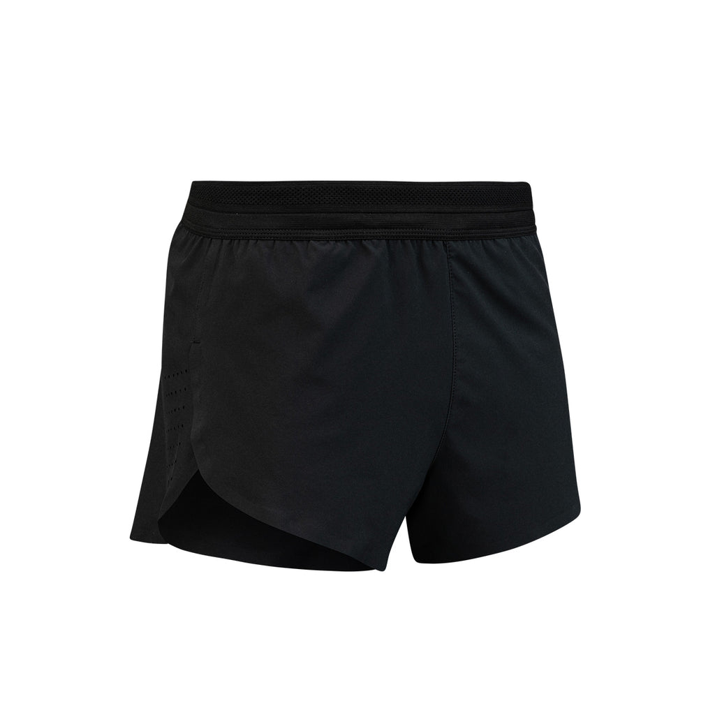 ARI WOMEN ELITE 3 INCHES RUNNING SHORT - BLACK/BLACK/SILVER