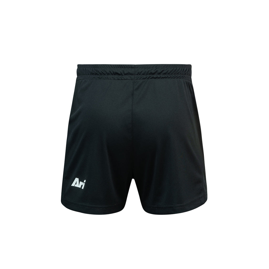 ARI WOMEN ESSENTIAL TEAM SHORTS - BLACK/WHITE/BLACK