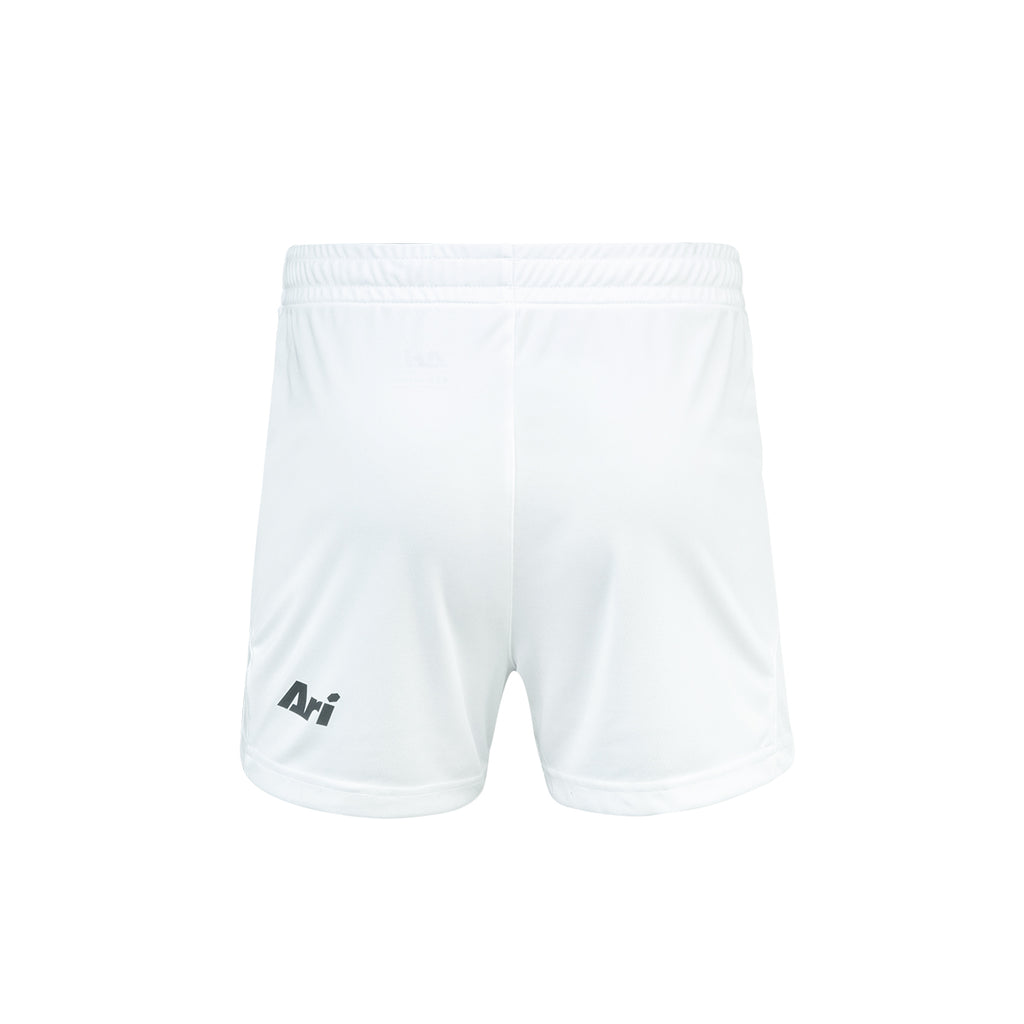 ARI WOMEN ESSENTIAL TEAM SHORTS - WHITE/BLACK/WHITE