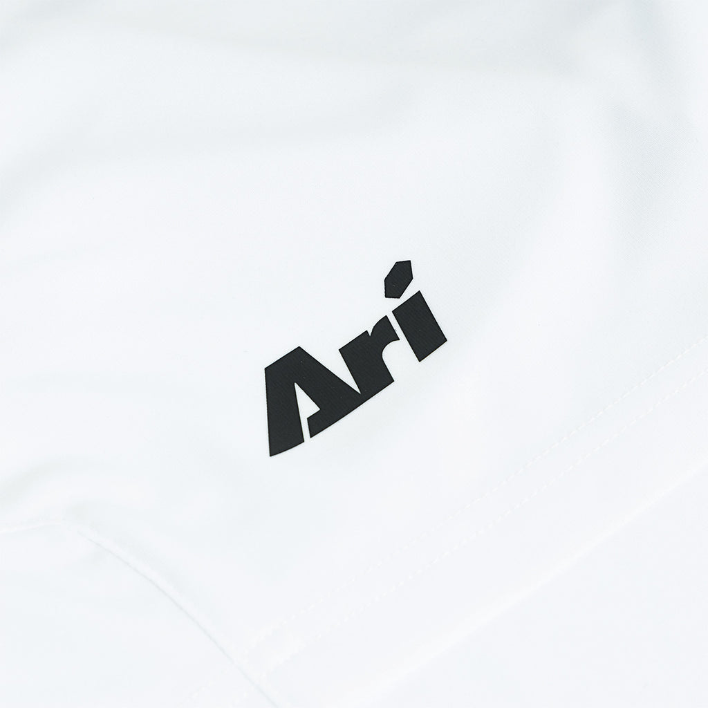 ARI WOMEN ESSENTIAL TEAM SHORTS - WHITE/BLACK/WHITE