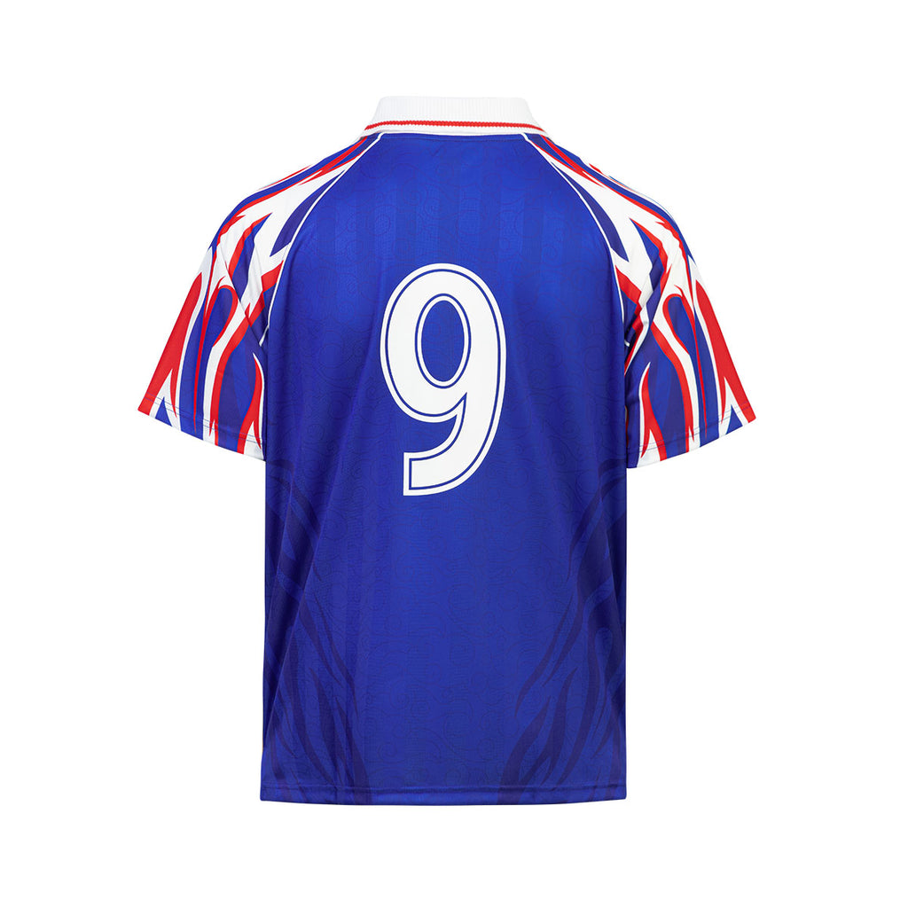 ARI X CAPTAIN TSUBASA WORLD YOUTH HYUGA HOME RETRO JERSEY - BLUE/WHITE/RED