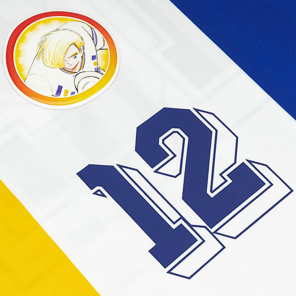 ARI X CAPTAIN TSUBASA WORLD YOUTH LEVIN RETRO JERSEY - WHITE/BLUE/YELLOW