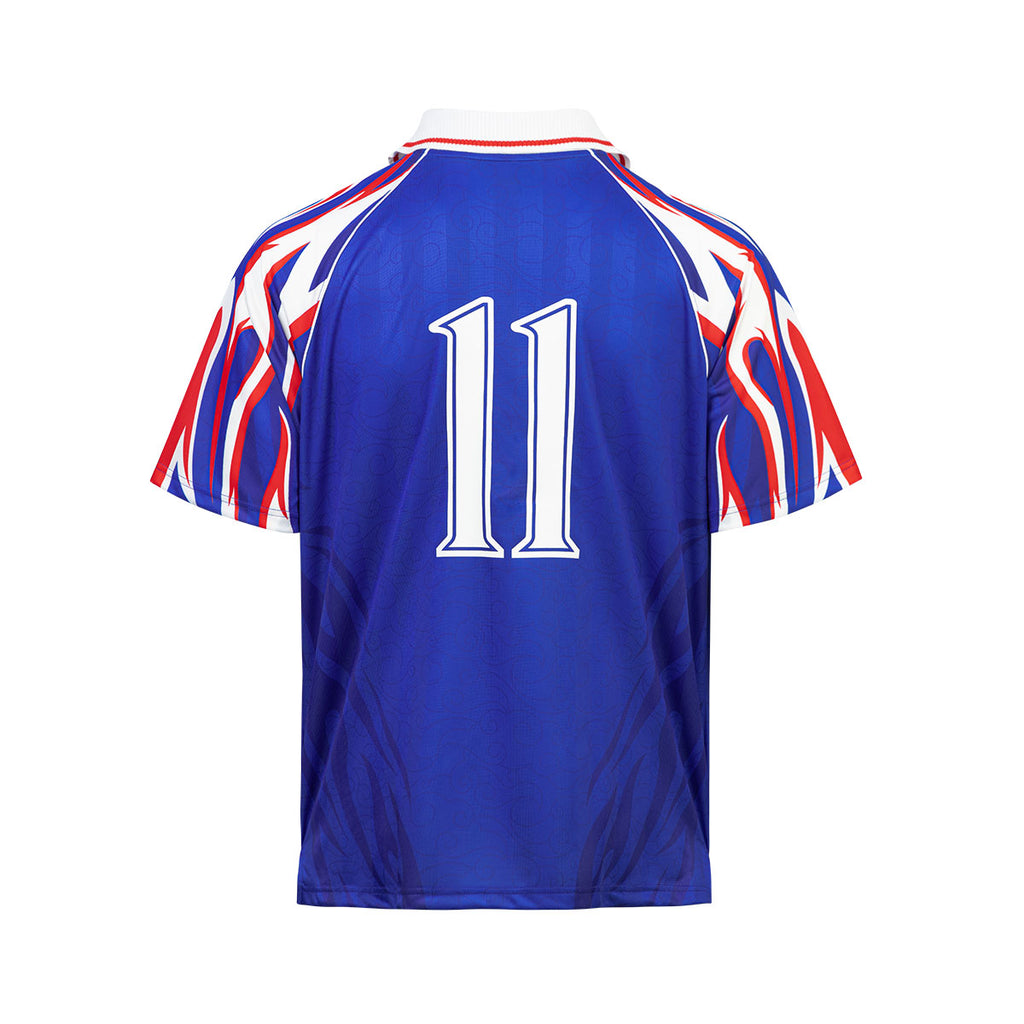 ARI X CAPTAIN TSUBASA WORLD YOUTH MISAKI HOME RETRO JERSEY - BLUE/WHITE/RED