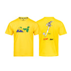 ARI X CAPTAIN TSUBASA WORLD YOUTH SANTANA REGULAR TEE - YELLOW/GREEN/BLUE