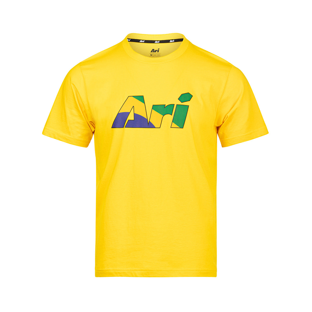 ARI X CAPTAIN TSUBASA WORLD YOUTH SANTANA REGULAR TEE - YELLOW/GREEN/BLUE
